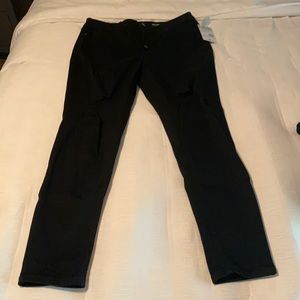 Black high rise skinny jeans
